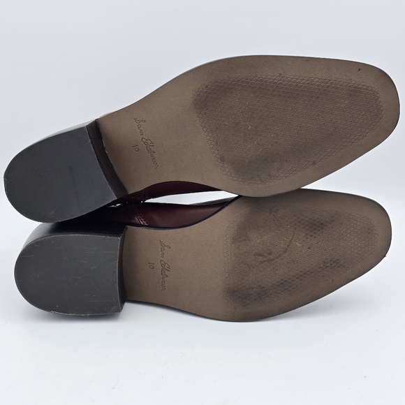 Sam Edelman Brawley Ankle Booties, Deep Pecan Leather, Women's Size 10 - Picture 14 of 16